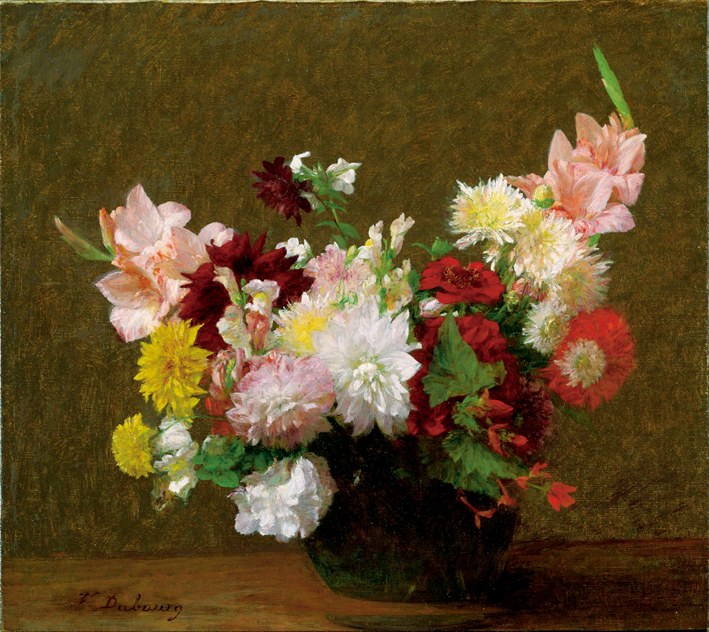  方丹·拉图尔 Fantin-Latour 静物 (8)